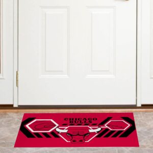 Northwest NBA Chicago Bulls Washable Rug, 20" x 32", Agile