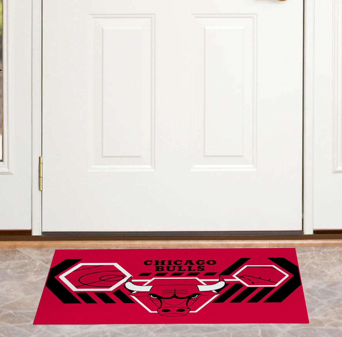 Northwest NBA Chicago Bulls Washable Rug, 20" x 32", Agile