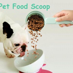 Joyinjojo Dog Food Scoop 1 Cup 1/2 Cup - 2 Pack Melamine Dog Food Measuring Cup, Pet Food Scoop for Dog Cat...Comfortable Long Handle for Easy to Scoop Food