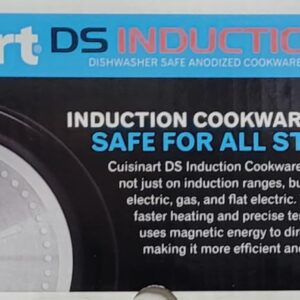 CUISINART DS INDUCTION DISHWARE SAFE ANODIZED COOKWARE 5 QT DUTCH OVEN WITH COVER