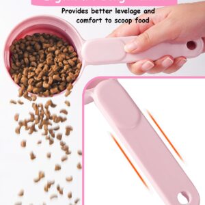 Joyinjojo Dog Food Scoop 1 Cup 1/2 Cup - 2 Pack Melamine Dog Food Measuring Cup, Pet Food Scoop for Dog Cat...Comfortable Long Handle for Easy to Scoop Food