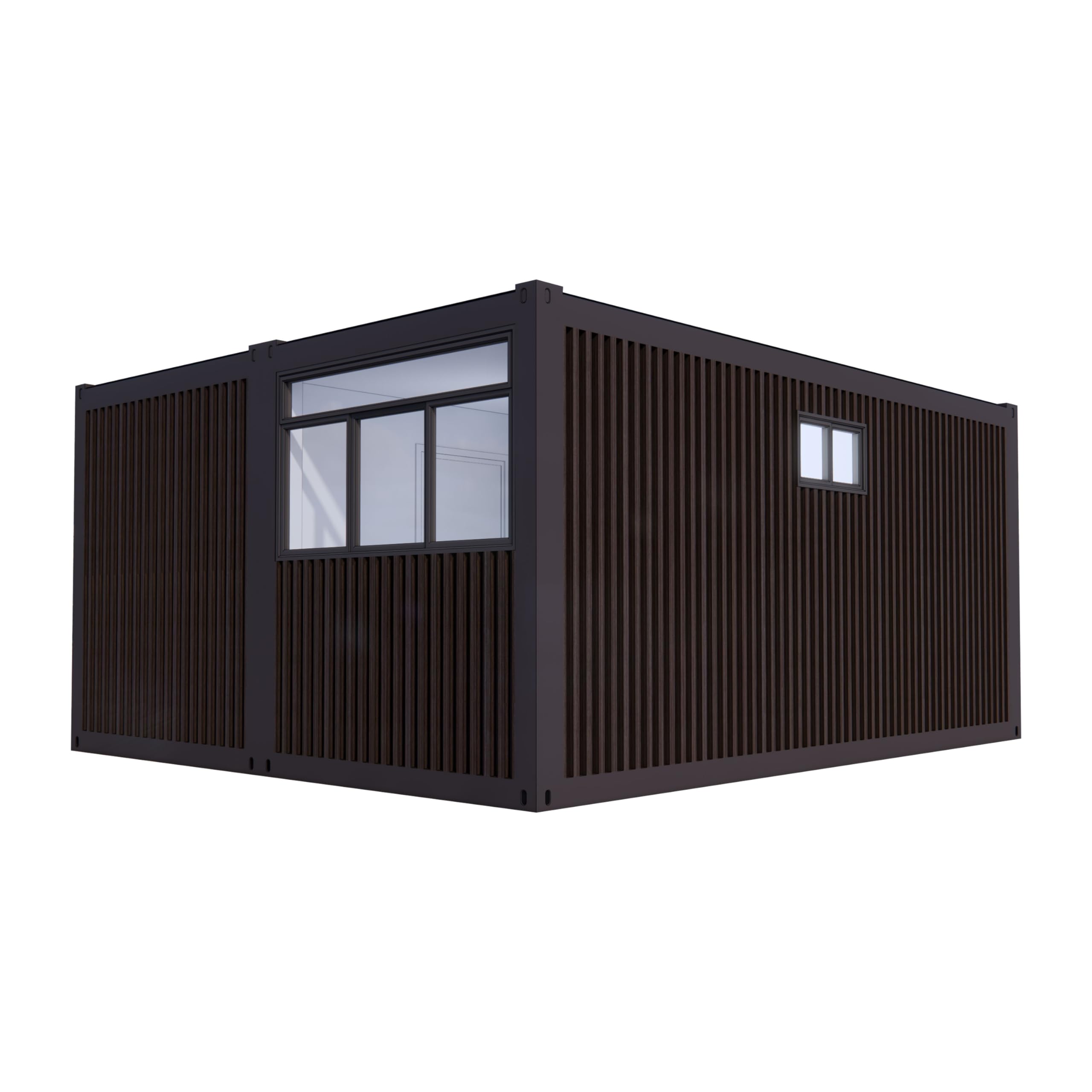 Barn Homes Prefabricated House with Bathroom and Kitchen, 20ft, Guest House, Tiny House, Mobile House, Modular Homes, Container Homes, Cabin Prefab, Tiny House to Live in (20FT)