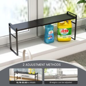 WOCHUANGSI 1pcs Small Narrow Tall Shelf for Windowsill Kitchen Organizer Window Sill Plant Shelf Stackable Shelves Bathroom Sill Thin Shelves for Narrow Spaces Counter Top Racks