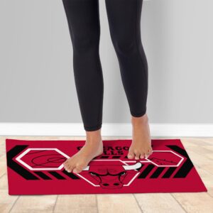 Northwest NBA Chicago Bulls Washable Rug, 20" x 32", Agile