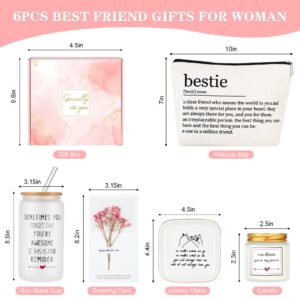 Best Friend Birthday Gifts for Women, Gifts for Best Friend Woman Unique Friendship Gifts for Women Bestie Gifts Birthday Gift Basket for Friends Female Soul Sister BFF