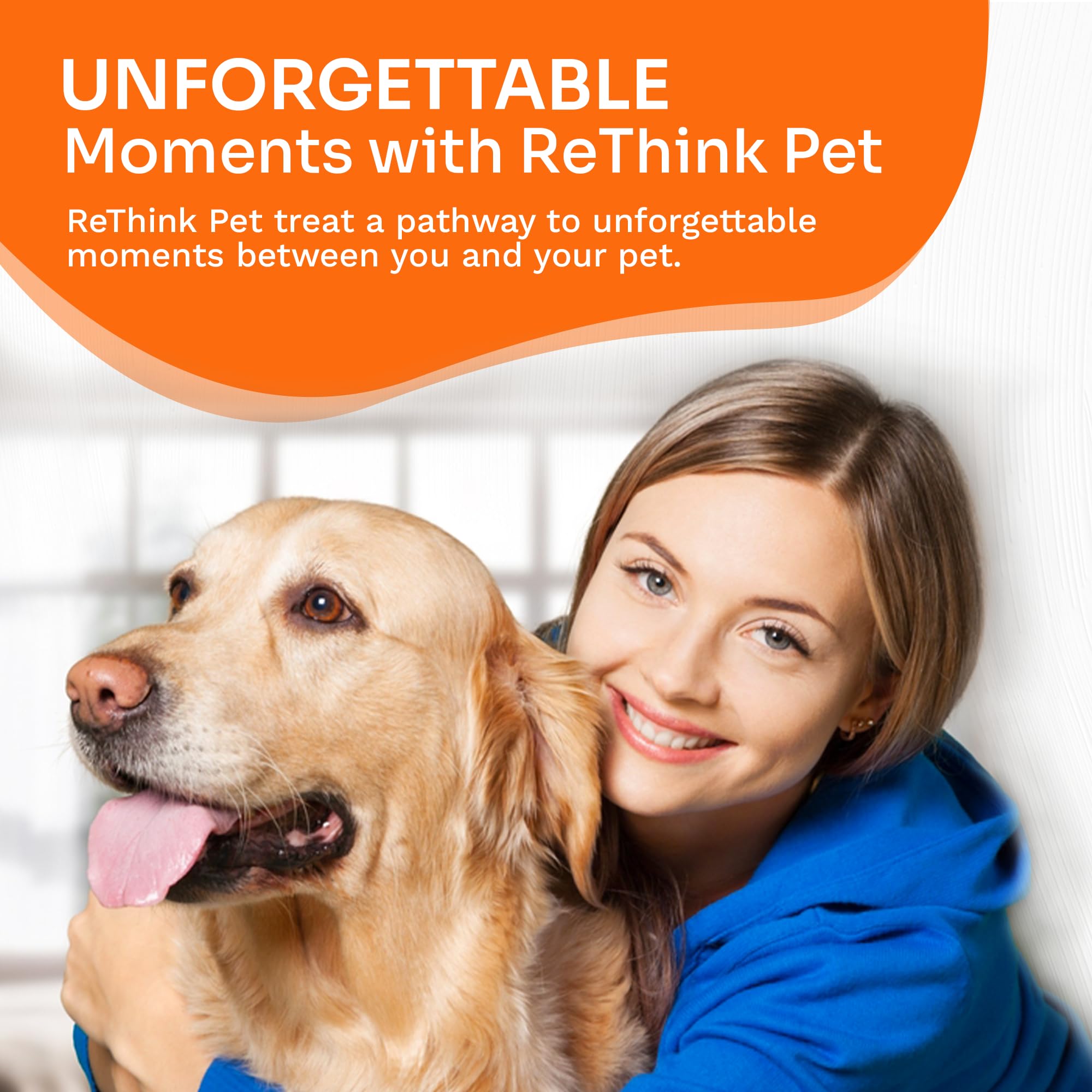 ReThink Pet Premium 2pcs Collagen Sticks for Dogs, All Natural Dog Collagen Sticks, Great Tasting to Support Healthy Skin & Shiny Coats, Highly Digestible, Beef Collagen Chews for Dogs, Collagen Chew