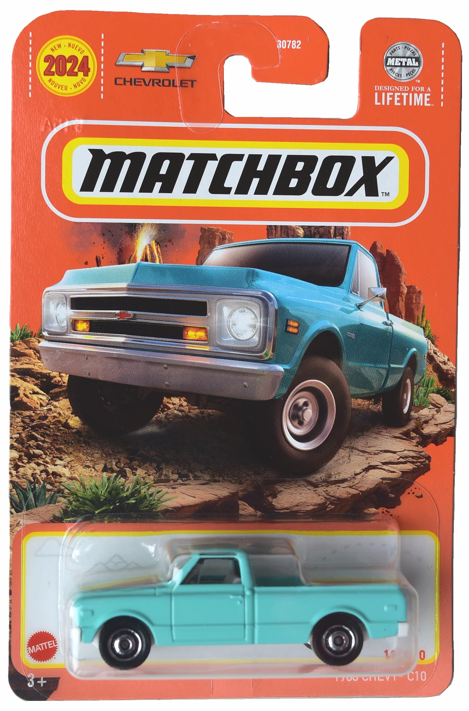 Matchbox 1968 Chevy C10, Blue 19/100