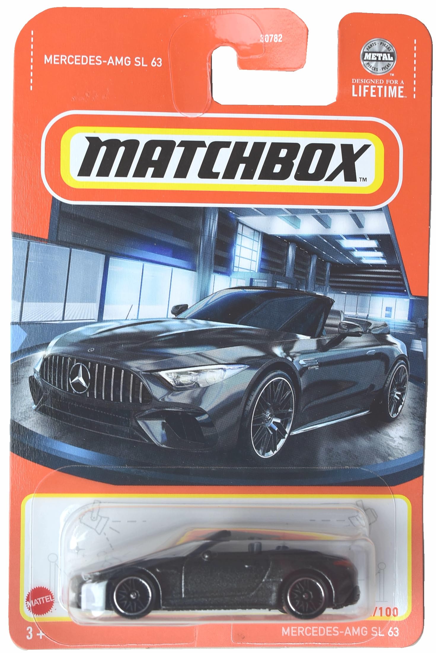 Matchbox Mercedes AMG SL 63, Gray 72/100