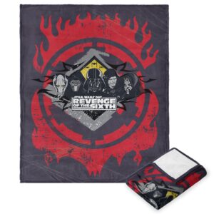 northwest star wars revenge of the sixth silk touch throw blanket, 50" x 60", revenge of the 6th