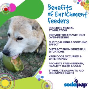 SodaPup Garden Tipsy Bowl eMat – Durable Lick Mat Enrichment Feeder Made in USA from Non-Toxic, Pet-Safe, Food Safe Rubber for Mental Stimulation, Avoiding Overfeeding, Calming, & More