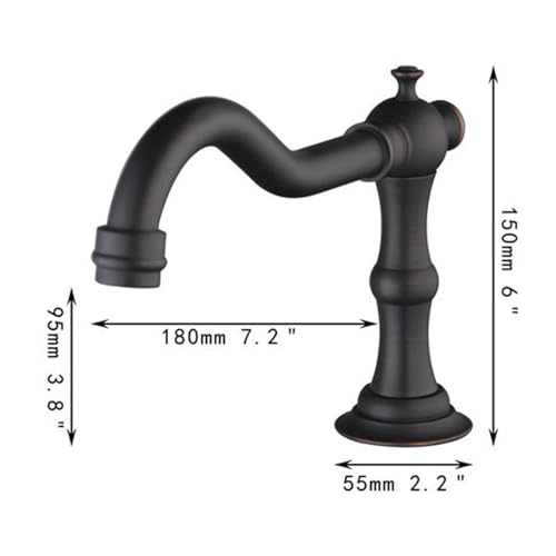 Black Bathtub Swivel Spout Oil Rubbed Black Bronze 3 Pcs Double Handles Bathroom Basin Sink Brass Faucet Mixer Tap,kitchen sink faucet