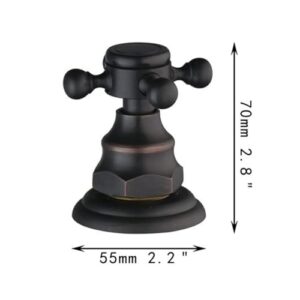 Black Bathtub Swivel Spout Oil Rubbed Black Bronze 3 Pcs Double Handles Bathroom Basin Sink Brass Faucet Mixer Tap,kitchen sink faucet