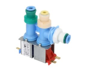 generic fits whirlpool k-79072 solenoid valve 295c21, dual coil r-35w b-15w