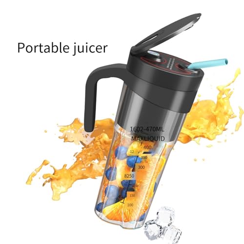 JzcsdkSIL Portable Blenders And Shakes Blender USB Rechargeable Handheld Blender Cup Sports Travel And Home Portable Blender Multifunctional Blender Cup Handheld Blender Portable Juicer