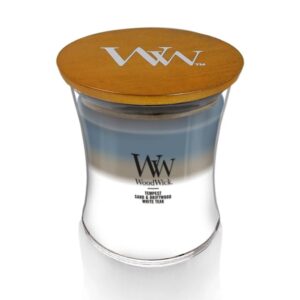 Woodwick Uncharted Waters Medium Hourglass Trilogy Candle