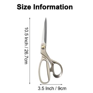 Fabric Scissors, 10.5“ Heavy Duty Fabric Shears Sewing Scissors for Fabric Cutting Tailor Scissors Cloth Scissors