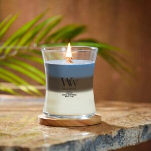 Woodwick Uncharted Waters Medium Hourglass Trilogy Candle