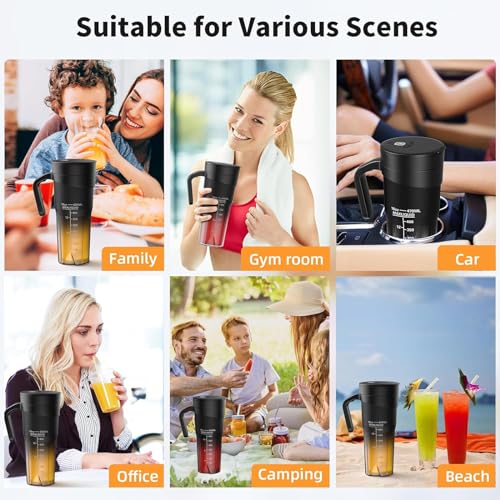 JzcsdkSIL Portable Blenders And Shakes Blender USB Rechargeable Handheld Blender Cup Sports Travel And Home Portable Blender Multifunctional Blender Cup Handheld Blender Portable Juicer