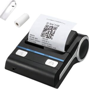 GZGYNADAST 80mm Bluetooth Portable Thermal Receipt Printer,only Compatible with Android/Windows, Can't Support iOS/ipad/MAC,3 inch Ticket Wireless Android Bill Invoice Printer for Small Business