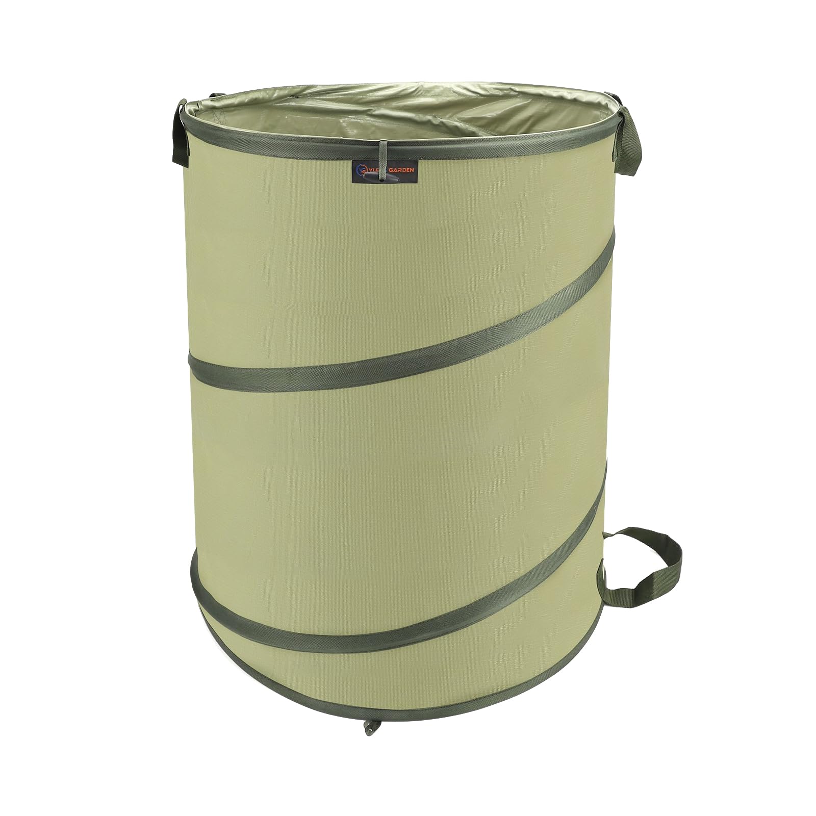 YUDI & GARDEN 45 Gallon-Collapsible Garden Bag,Collapsible Trash Can,Pop Up Trash Can,Collapsible Trash Can Camping,Pop Up Leaf Barrel,Reusable Yard Waste Bags for Patio,Leaf,Lawn,Camp