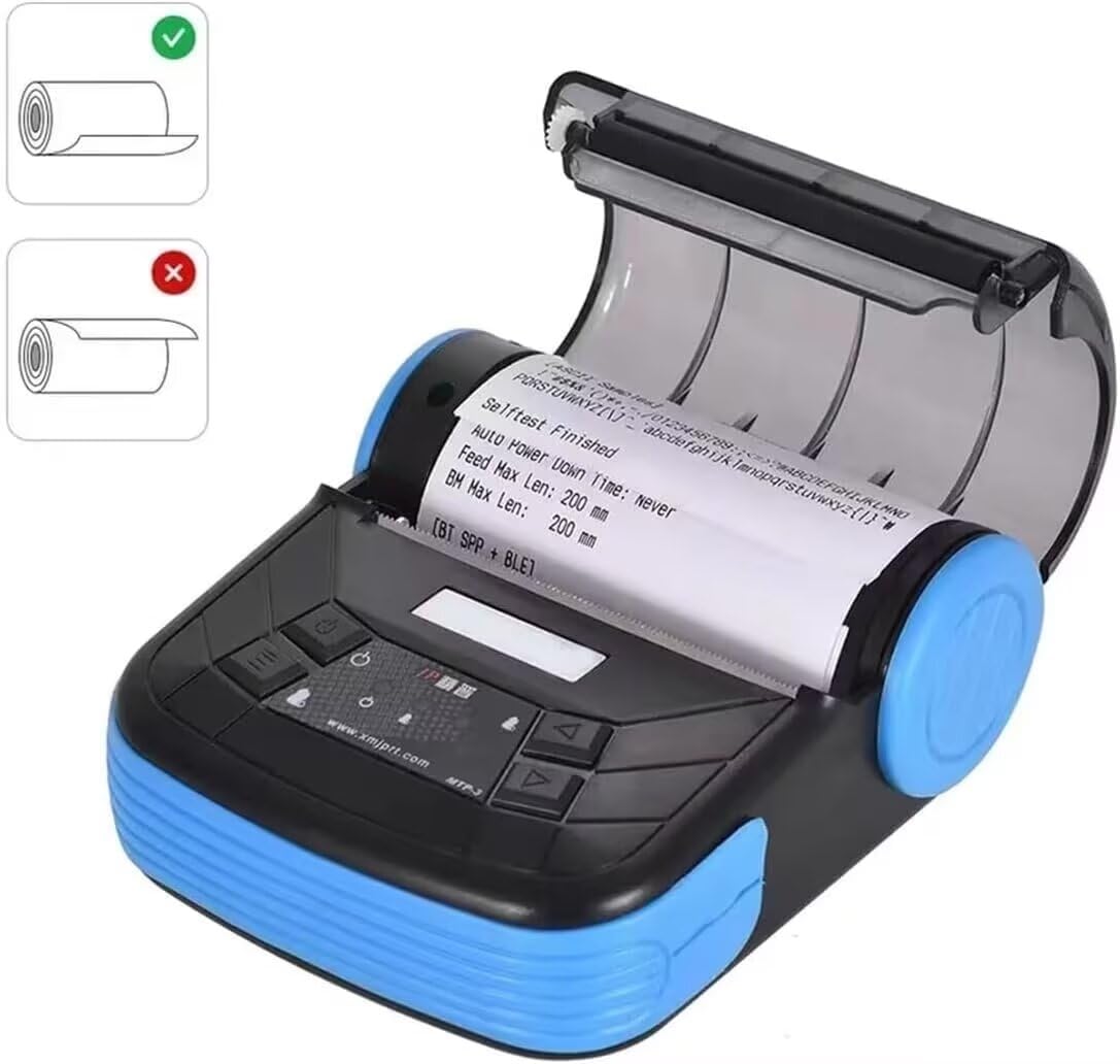 GZGYNADAST NOT for iOS/ipad/MAC/iPod, only Compatible with Android/Windows,80mm Portable Bluetooth Receipt Thermal Printer Wireless Ticket Bill Invoice pos Printer for Small Business