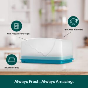 Tupperware Impressions Butter Dish - Dishwasher Safe & BPA Free