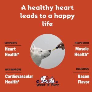 Dog Heart Health - Helps to Support Cardiovascular Function & Overall Heart Health - Dog Heart Supplements - Heart Supplements for Dogs - Cardiac Support for Dogs - Heart Health for Dogs - 1 fl oz