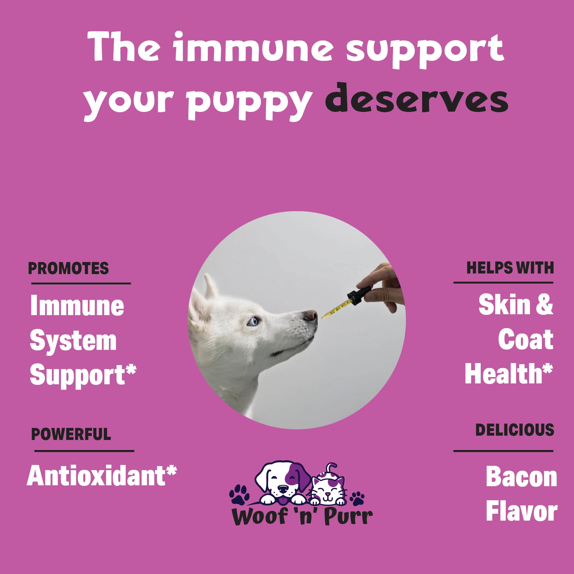 Dog Immune Support - Immune Support for Dogs - Dog Immune and Allergy Supplement - Dog Immune Booster - Dog Immune Boost - Dog Immune Support Supplement - Dog Immune Supplement - 1 fl oz