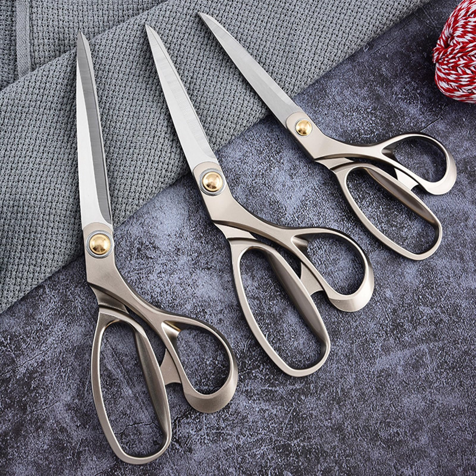 Fabric Scissors, 10.5“ Heavy Duty Fabric Shears Sewing Scissors for Fabric Cutting Tailor Scissors Cloth Scissors