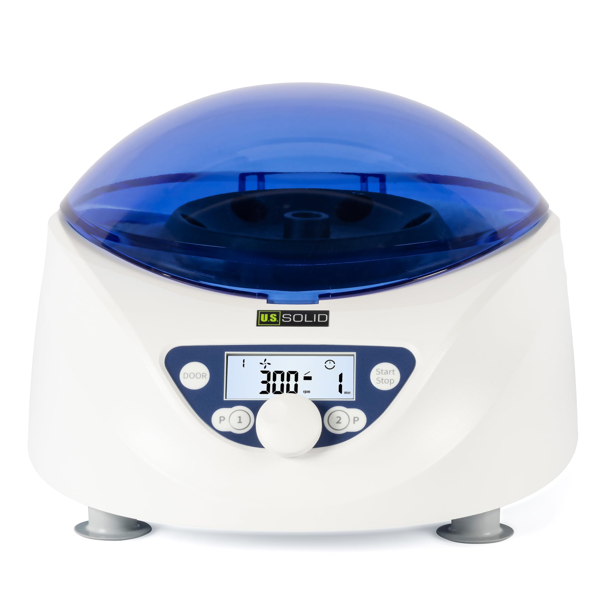 U.S. Solid Benchtop Centrifuge - 6 x 1.5-5mL/7mL/10mL/15mL, 300-5000 RPM, 2600xg RCF Desktop PRP Lab Centrifuge Machine