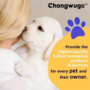 Chongwuge Pets Ear Cleaner for Dogs & Cats, Alleviate Infections, Deodorizing and Itchy, Clean Wax, Mild and Non-irritating, Care for Pet, with 20 Cotton Swabs, 4 fl oz