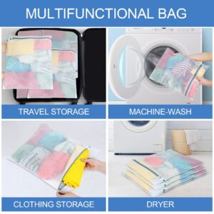 4Pcs Mesh Laundry Bags,Laundry Bags Mesh Wash Bags,Laundry Bags For Washing Machines,Large size(Two 16 * 20 inch+Two 24 * 24 inch) For clothes, pants, skirts, outerwear, anti knot