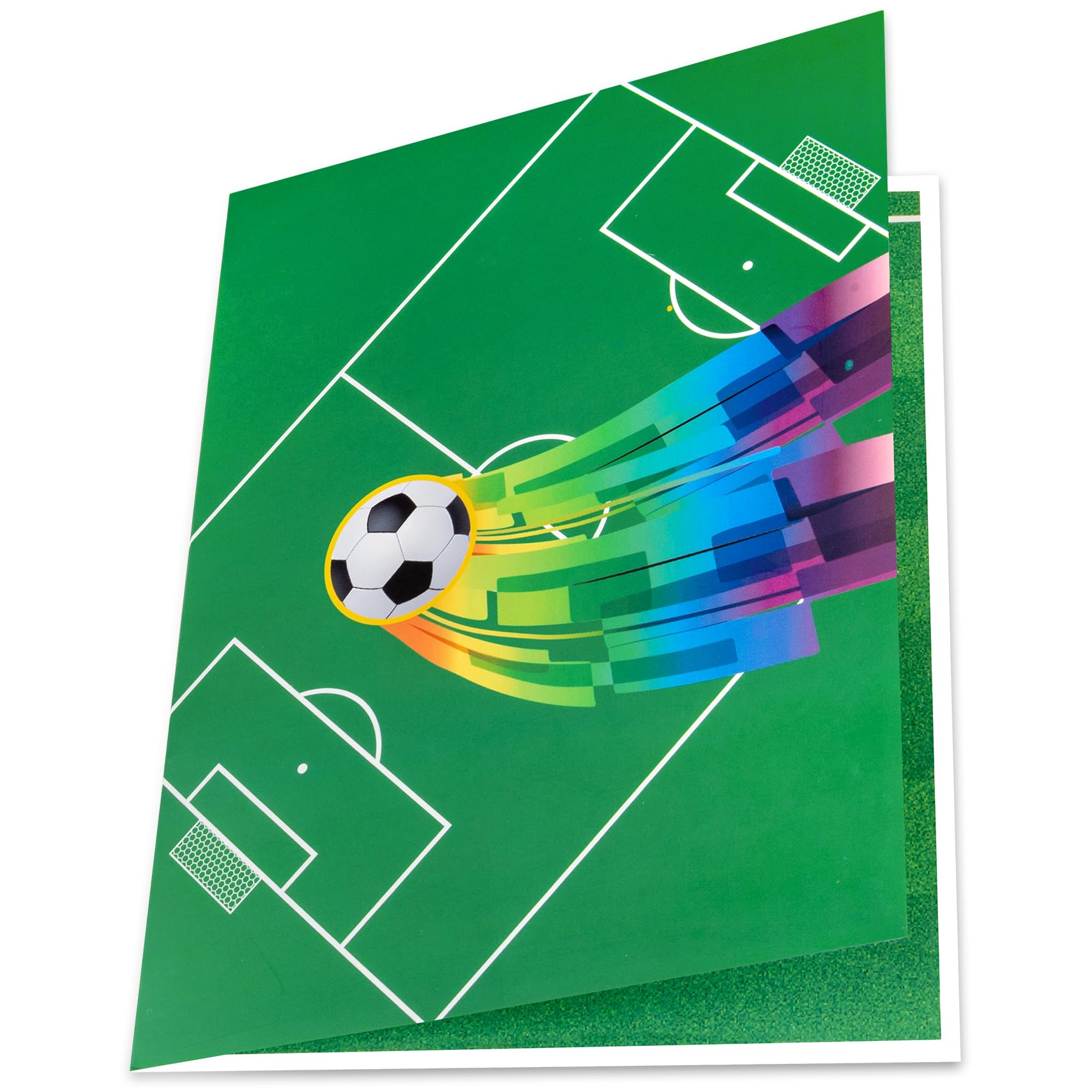 GREETING ART Football Pop Up Card, Birthday Card Pop Up,Father's Day Card, 3D Soccer Greeting Card,Anniversary Card, Thank You Card, Congratulations Card, Graduation Card