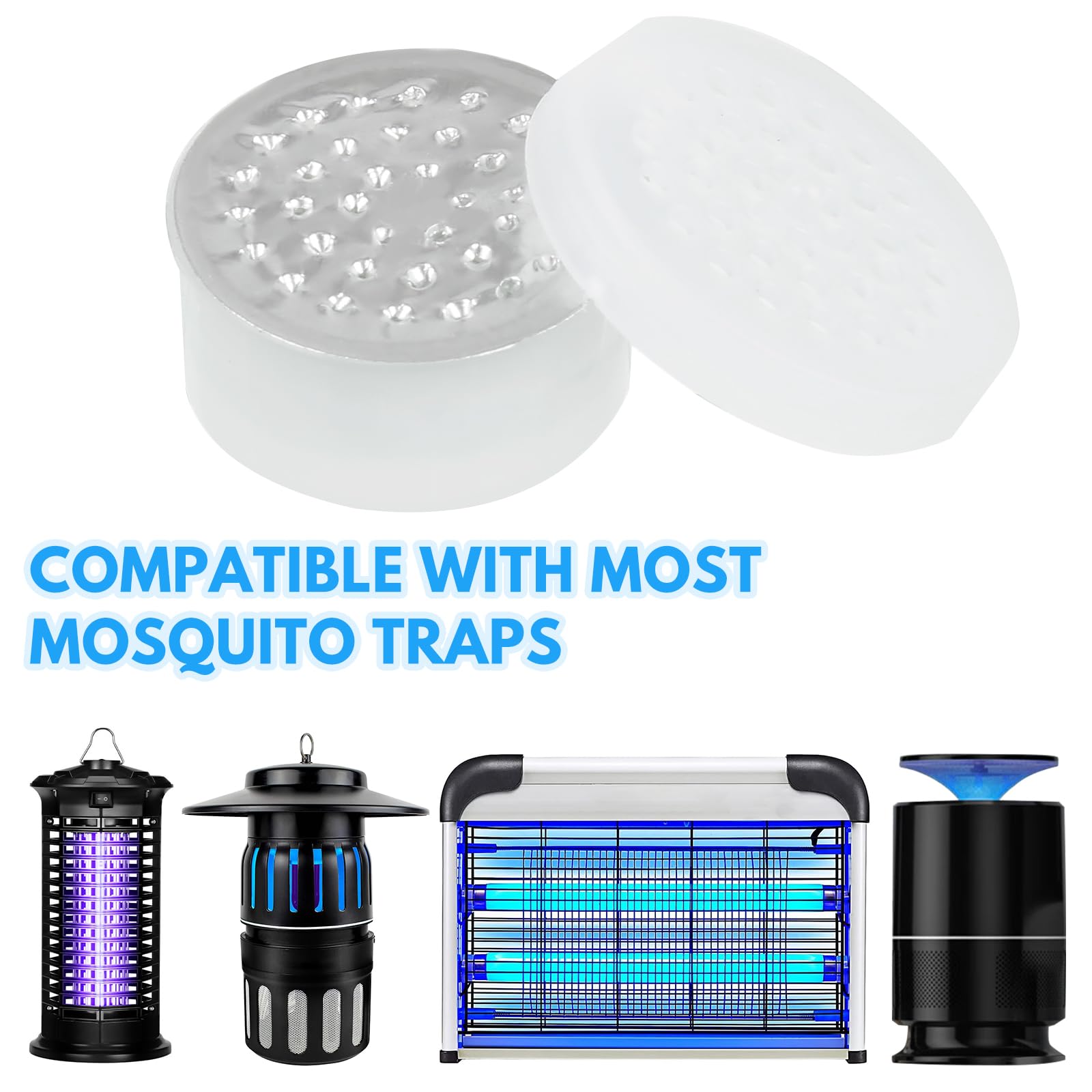 Sumkat Octenol Mosquito Lure 8 Pcs Mosquito Attractant for Bug Zapper Biting Insect Attractant Refill Cartridge for Mosquito Killer Indoor Outdoor