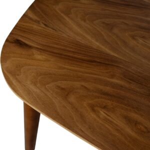 Wood Folding Coffee Table Space Saving Side Table