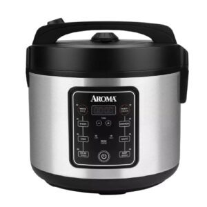 generic right on time store ii 20-cup programmable rice & grain cooker and multi-cooker, black