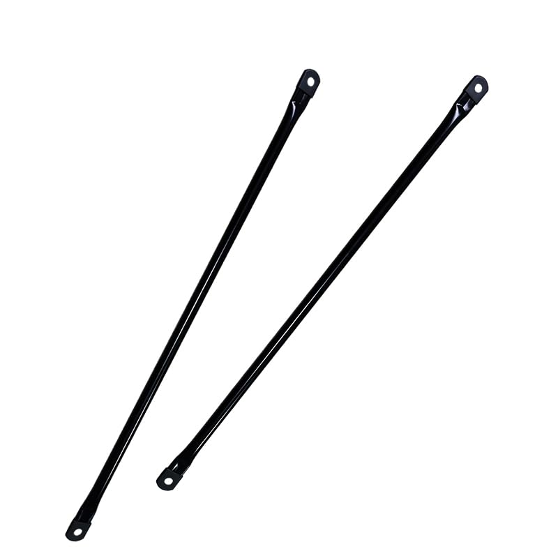 Metal Garden Swing Hanging Rods, Swing Replacement Rods, Round Metal Rods for Garden Swing Seat, Swing Boom, Swing Set Boom, Swing Pole. 2-Pack, Black Metal(90.5cm/35.63in)