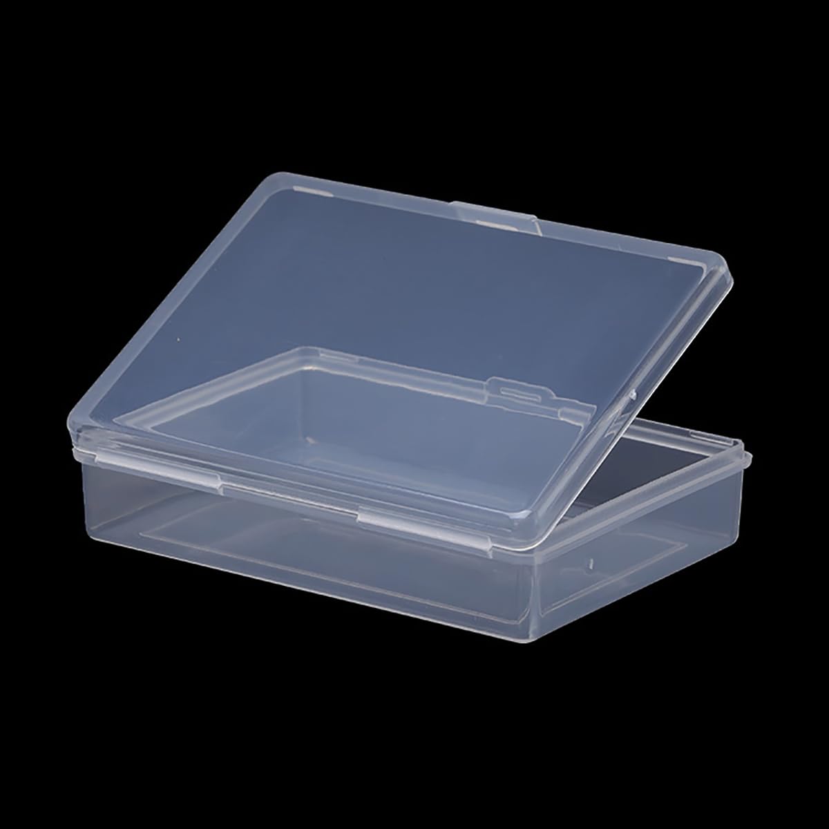 Farmer Mani 12 Pieces Rectangular Clear Plastic Storage Containers for Tiny Items and Other Craft Projects. (3.94 x 2.76 x 0.95 inch)