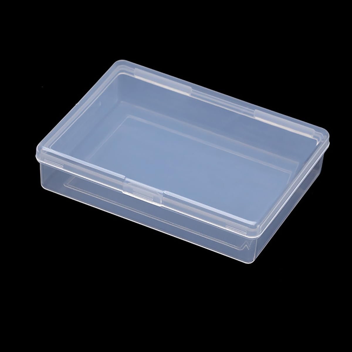 Farmer Mani 12 Pieces Rectangular Clear Plastic Storage Containers for Tiny Items and Other Craft Projects. (3.94 x 2.76 x 0.95 inch)