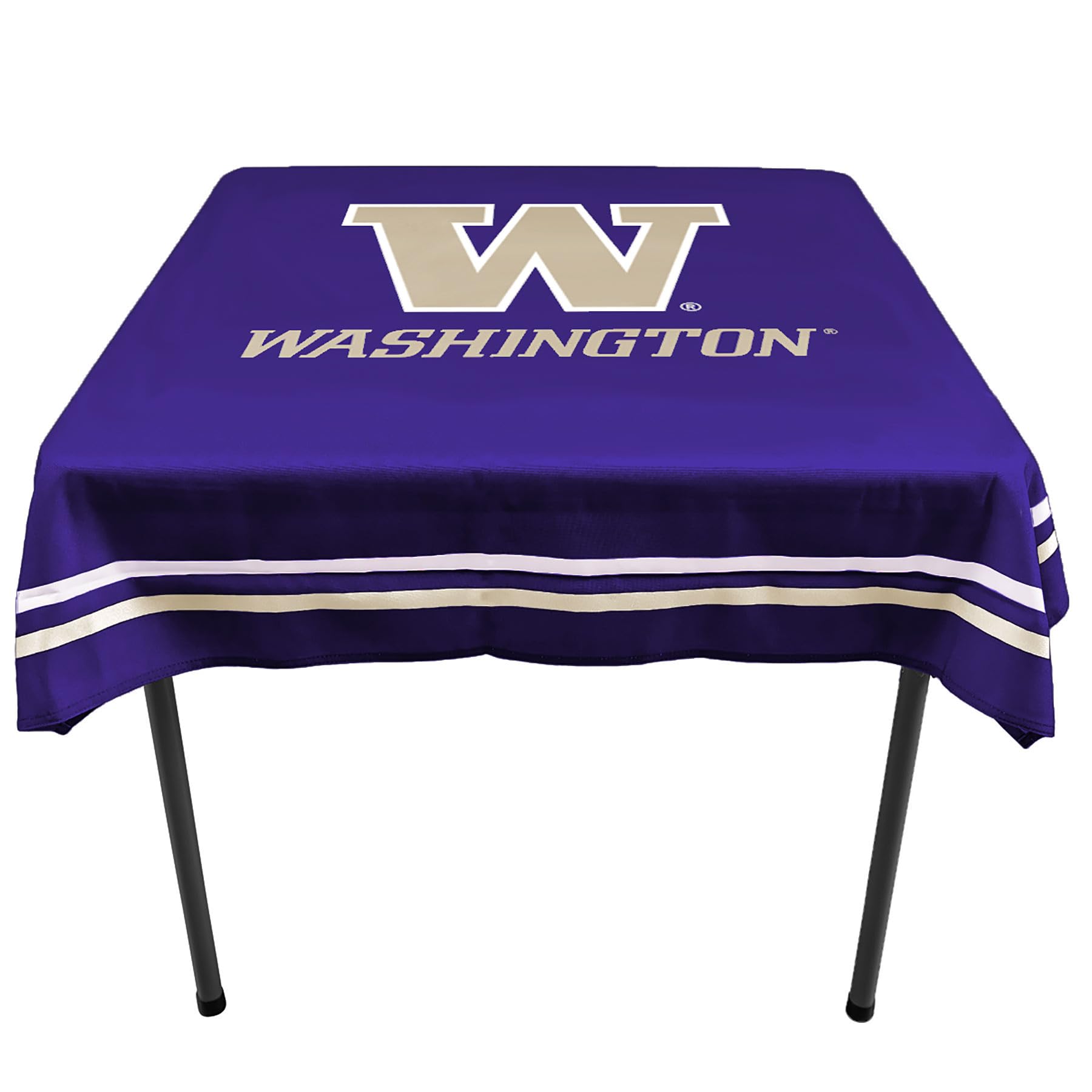 College Flags & Banners Co. Washington UW Huskies Logo Tablecloth or Table Overlay