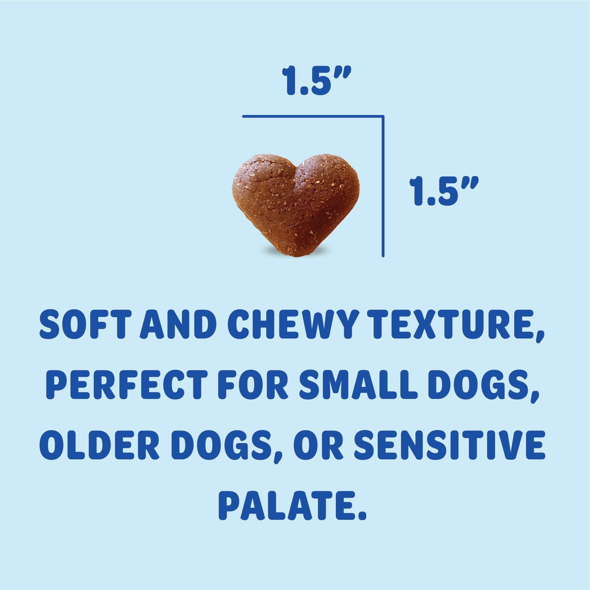 Shameless Pets Soft-Baked Dog Treats, Duck Duck Beet - Natural & Healthy Dog Chews for Digestive Support with Fiber - Dog Biscuits Baked & Made in USA, Free from Grain, Corn & Soy - 1-Pack