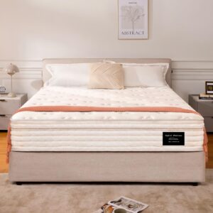 UniPon Full Size Mattress, 12 Inch Full Hybrid Mattress with Gel Memory Foam, Bed Mattress Extra Lumbar Support for Pressure Relief