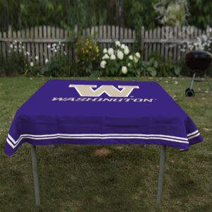 College Flags & Banners Co. Washington UW Huskies Logo Tablecloth or Table Overlay