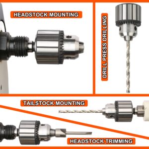 VINWOX 1/2" Key Type Heavy Duty Drill Chuck with #2MT Arbor