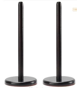 artowell yarn holder replacement spindles, compatible accessory for artowell yarn holder asin:b0cqgkm9gq (2-pack, ebony-colored finish)