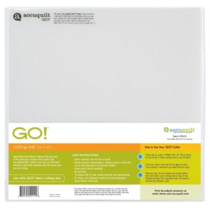 accuquilt go! cutting mat 10" x 10" 2 pack