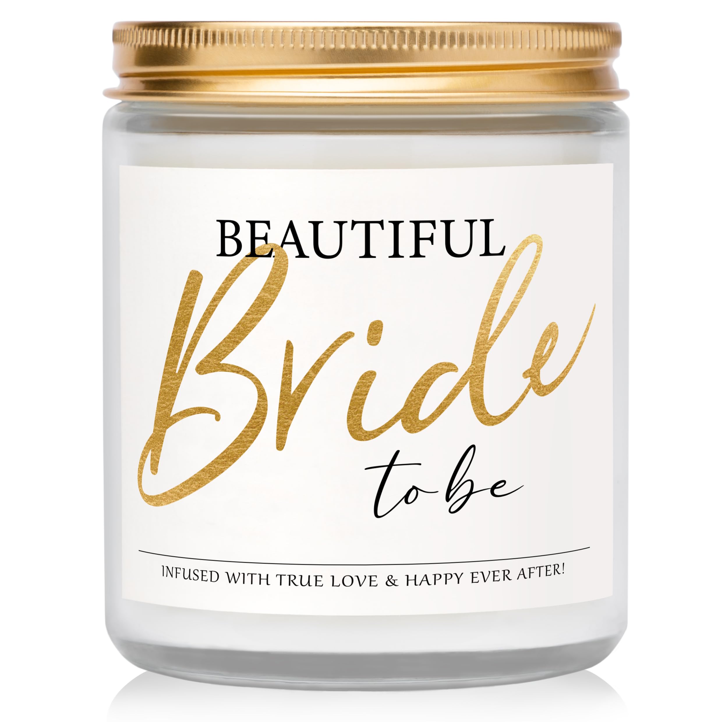 Bride Gifts, Beautiful Bride to Be Gifts - Lavender Scented Candles, Bridal Shower Gifts, Bachelorette Gifts for Bride, Engagement Gift, Engagement Gifts for Her, Couples