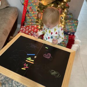 Beright Sensory Table with 2 Large Storage Bins, Kid's Table Play Sand Table Indoor, for Birthday, Christmas and Thanksgiving Gift