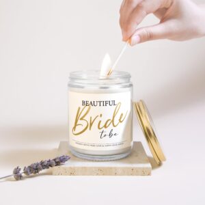 Bride Gifts, Beautiful Bride to Be Gifts - Lavender Scented Candles, Bridal Shower Gifts, Bachelorette Gifts for Bride, Engagement Gift, Engagement Gifts for Her, Couples