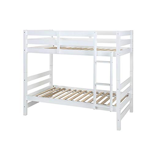 GOWE Acme Ronnie Bunk Bed (Twin/Twin), White (1Set/2Ctn) 37785